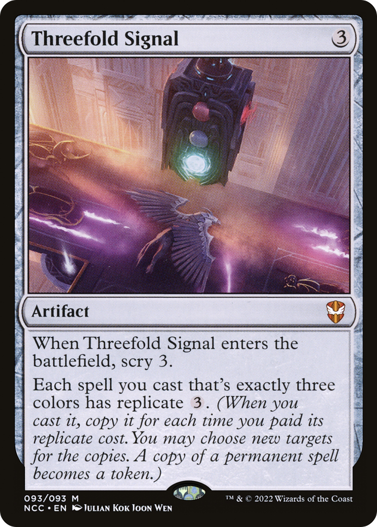 Threefold Signal [Streets of New Capenna Commander] | Grognard Games