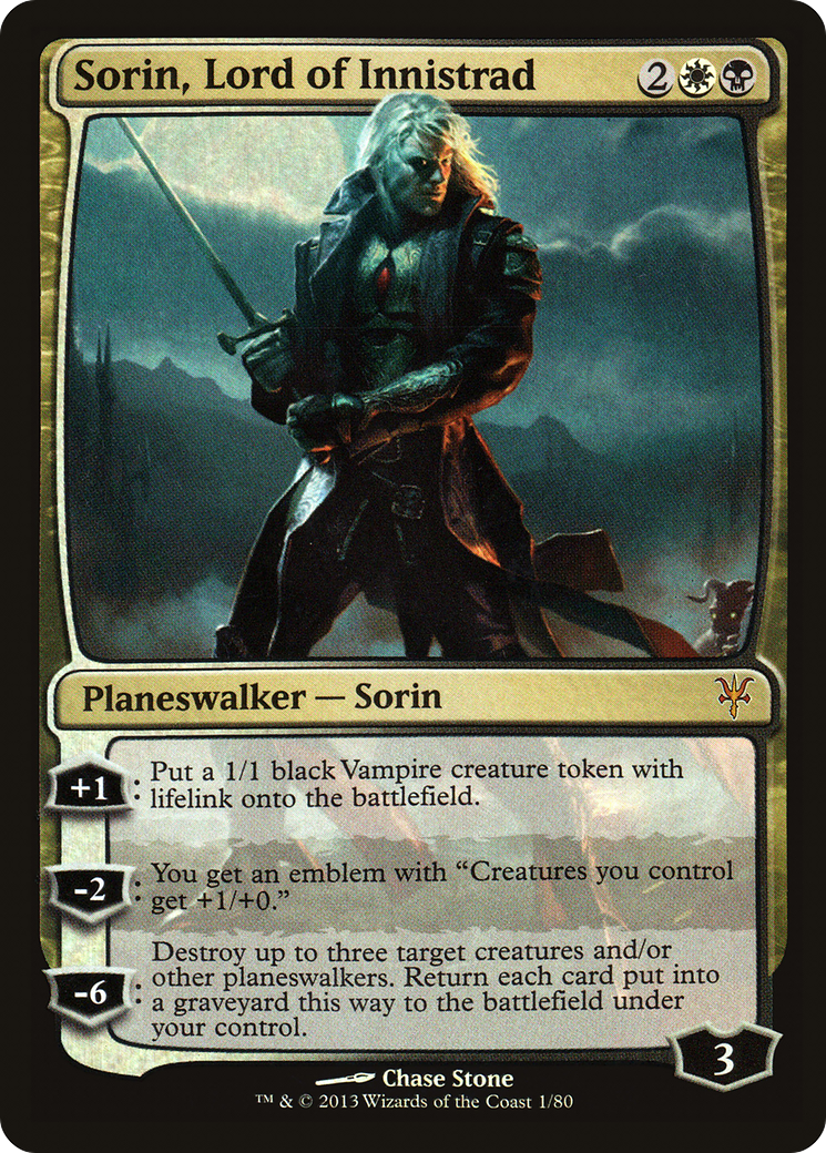 Sorin, Lord of Innistrad (DDK-001) - Duel Decks: Sorin vs. Tibalt | Grognard Games