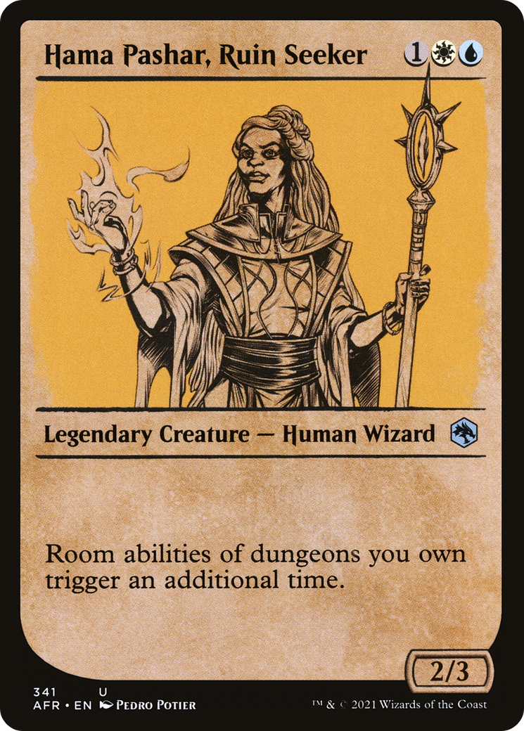 Hama Pashar, Ruin Seeker (Showcase) [Dungeons & Dragons: Adventures in the Forgotten Realms] | Grognard Games