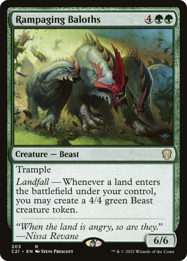 Rampaging Baloths [Commander 2021] | Grognard Games