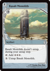 Basalt Monolith (Future Sight) [Mystery Booster 2] | Grognard Games