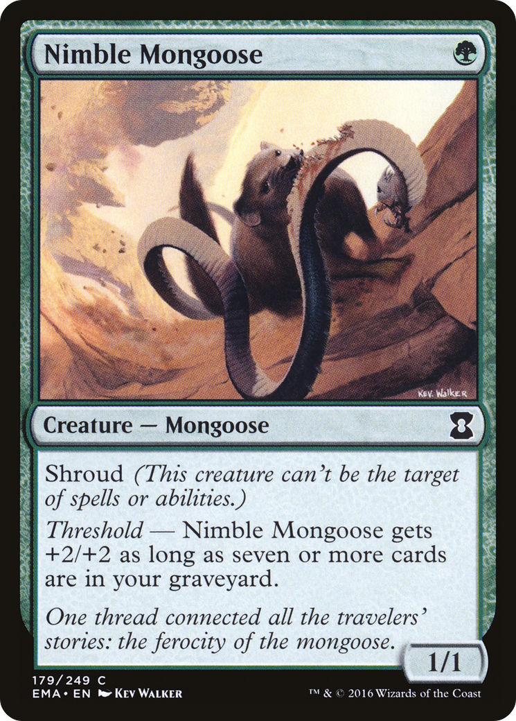 Nimble Mongoose [Eternal Masters] | Grognard Games