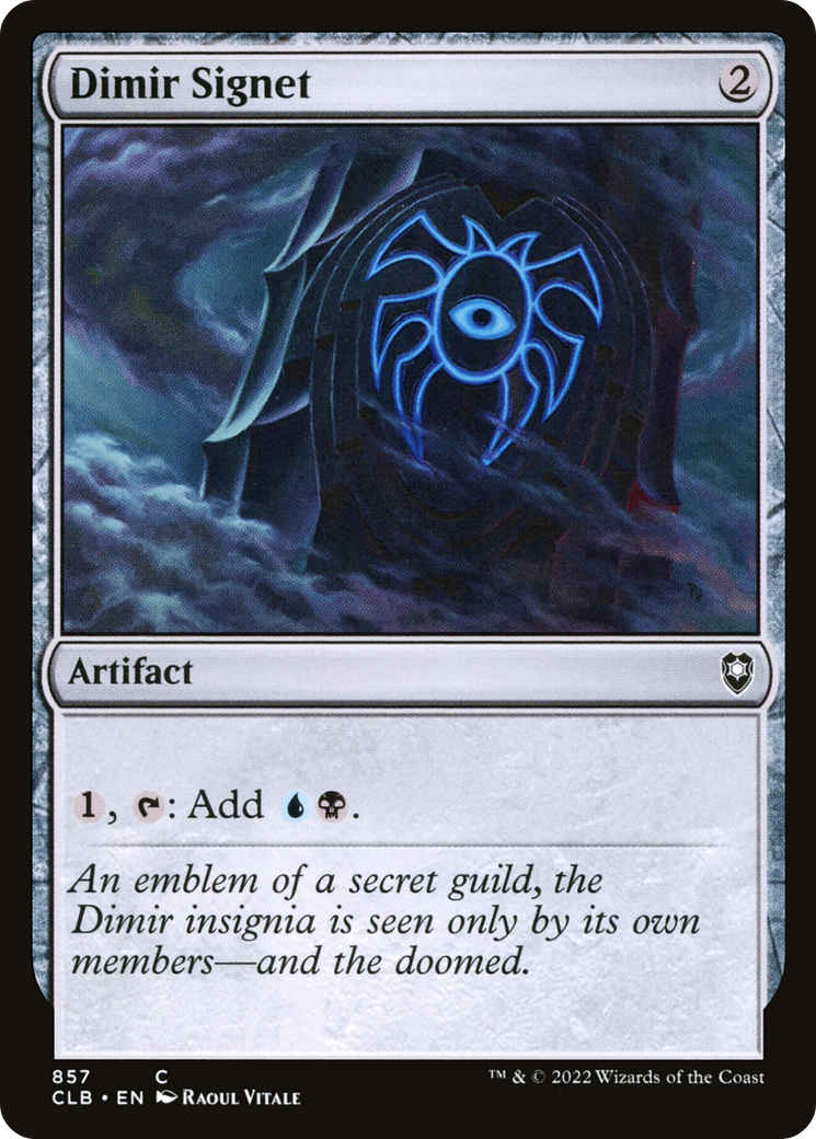 Dimir Signet [Commander Legends: Battle for Baldur's Gate] | Grognard Games
