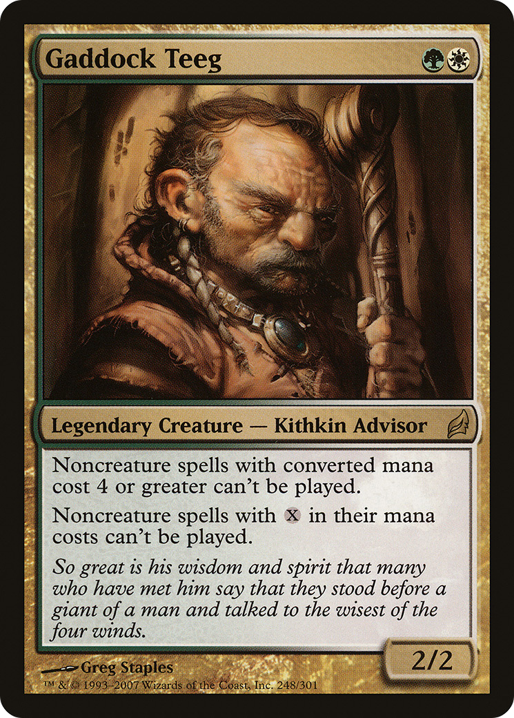 Gaddock Teeg (LRW-248) - Lorwyn Foil | Grognard Games