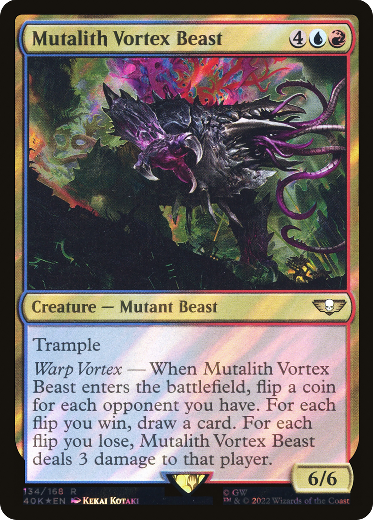 Mutalith Vortex Beast (Surge Foil) [Universes Beyond: Warhammer 40,000] | Grognard Games