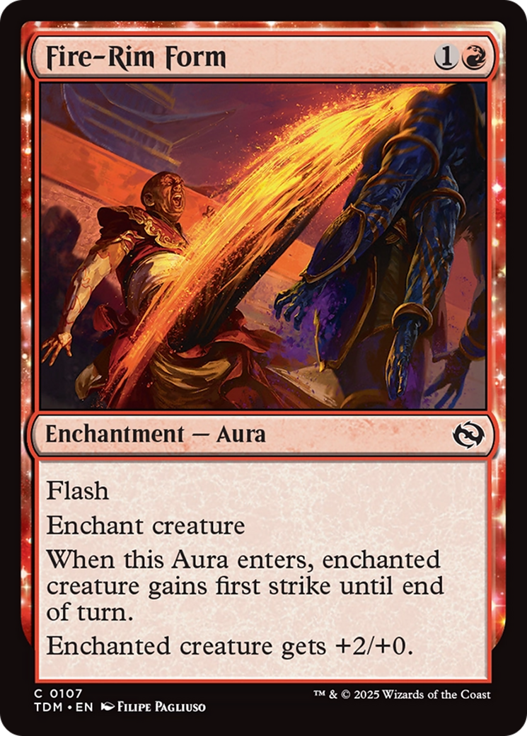 Fire-Rim Form [Tarkir: Dragonstorm] | Grognard Games