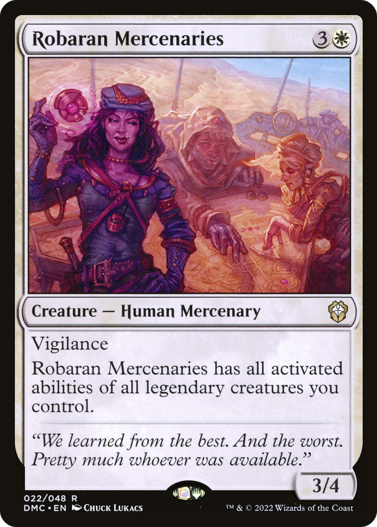 Robaran Mercenaries [Dominaria United Commander] | Grognard Games