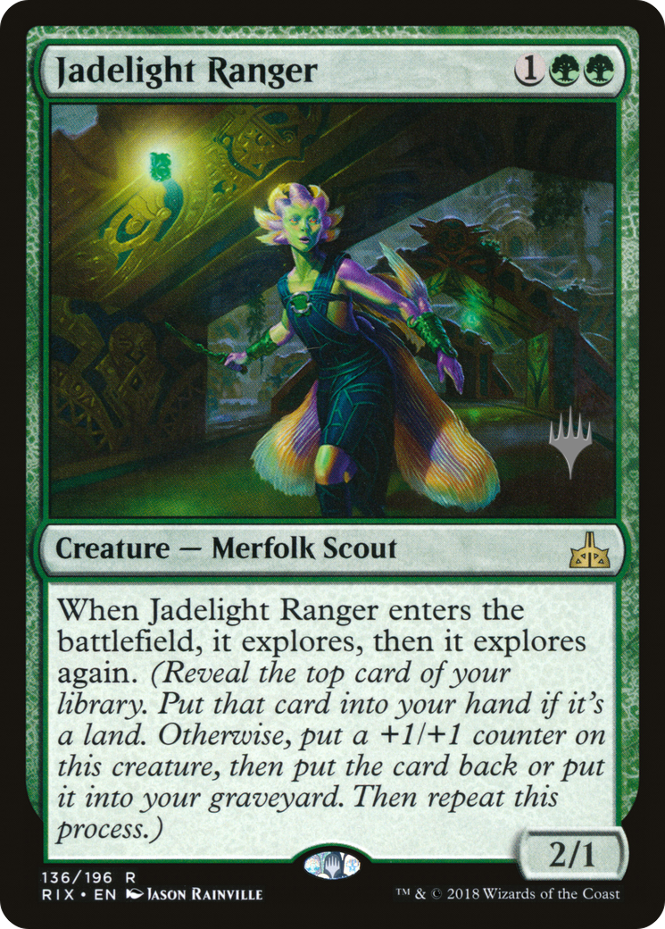 Jadelight Ranger (Promo Pack) [Rivals of Ixalan Promos] | Grognard Games