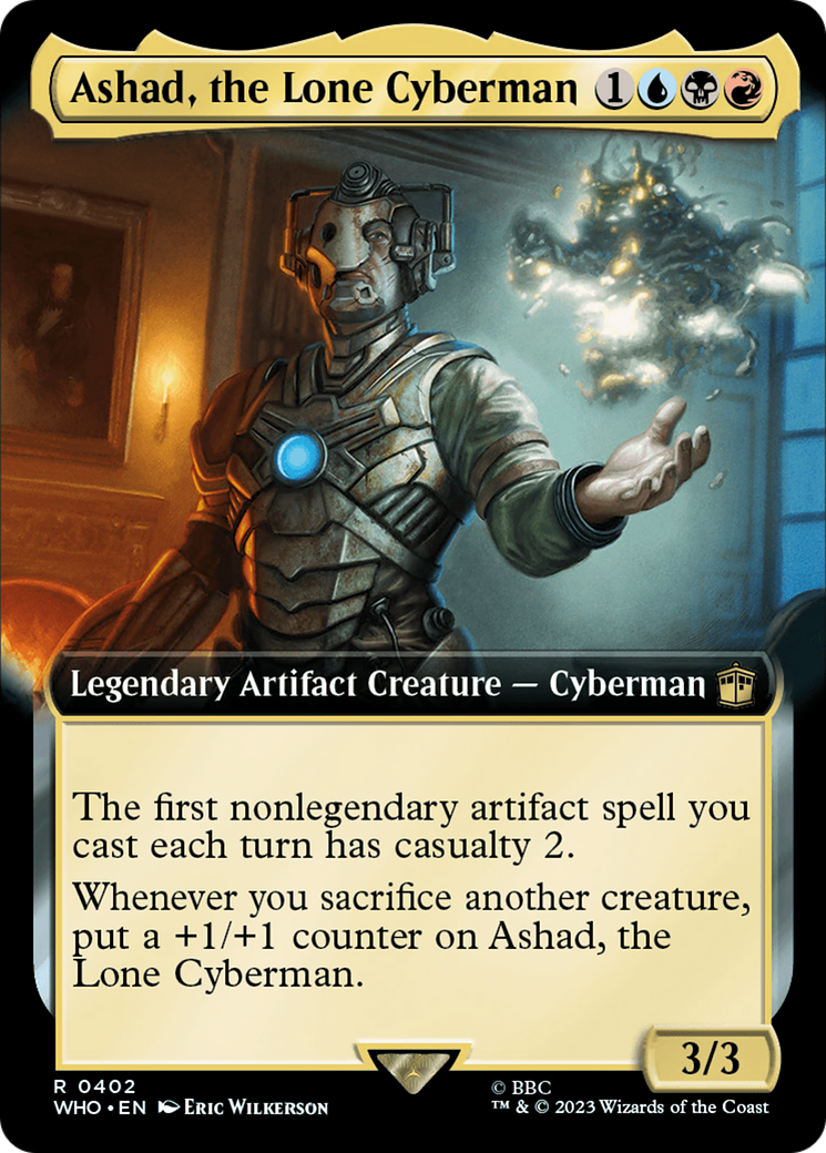 Ashad, the Lone Cyberman (Extended Art) [Doctor Who] | Grognard Games