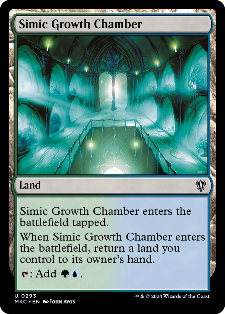 Simic Growth Chamber [Murders at Karlov Manor Commander] | Grognard Games