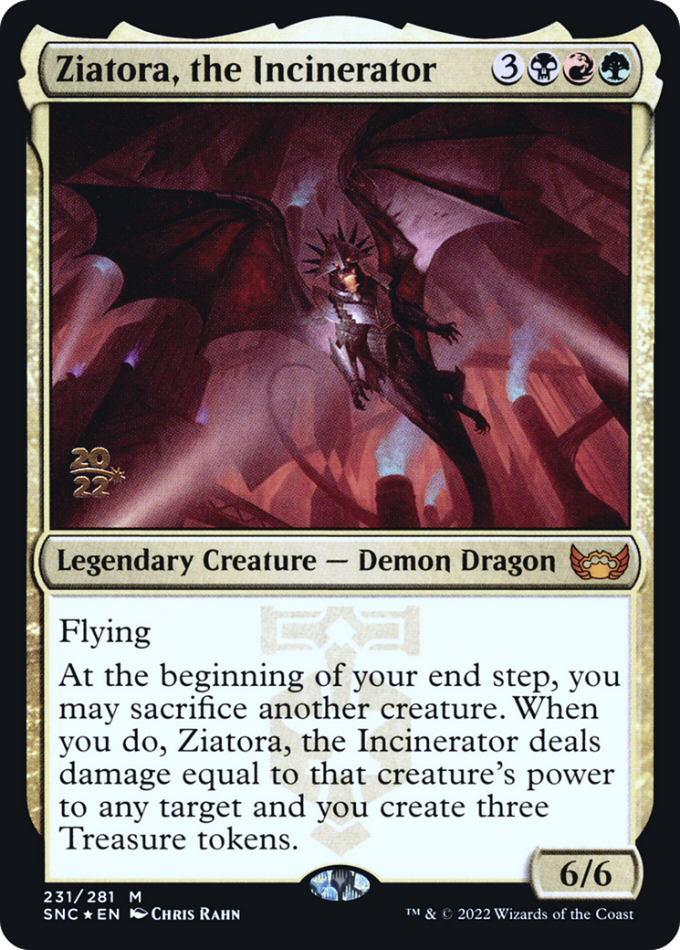 Ziatora, the Incinerator [Streets of New Capenna Prerelease Promos] | Grognard Games