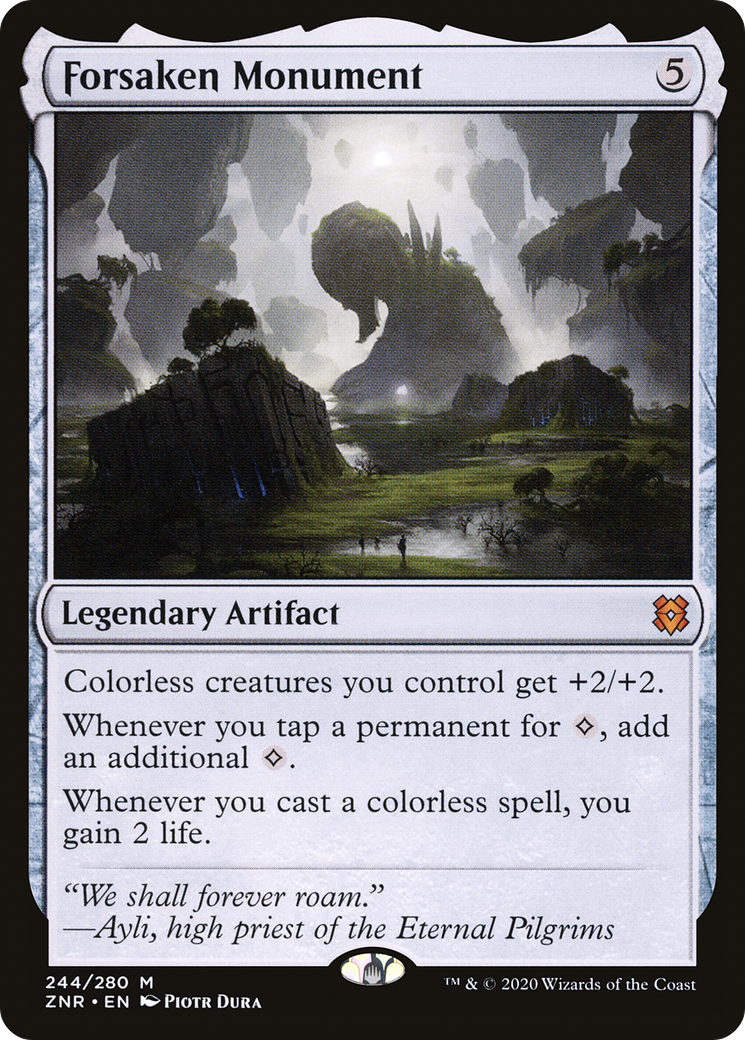 Forsaken Monument [Zendikar Rising] | Grognard Games