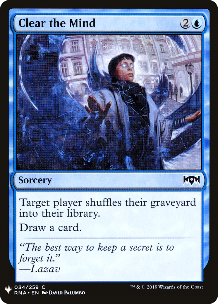 Clear the Mind [Mystery Booster] | Grognard Games