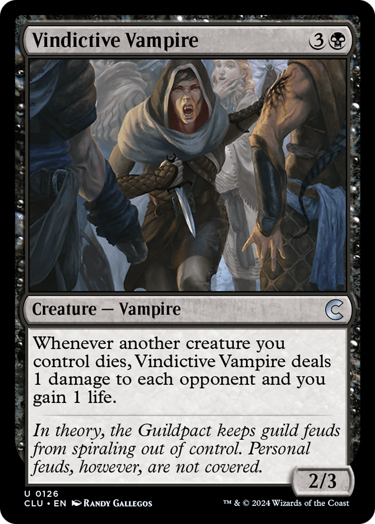 Vindictive Vampire [Ravnica: Clue Edition] | Grognard Games