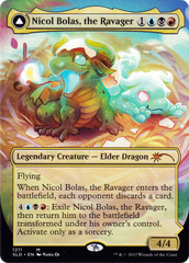 Nicol Bolas, the Ravager // Nicol Bolas, the Arisen (Display Commander) (Borderless) [Secret Lair: From Cute to Brute] | Grognard Games