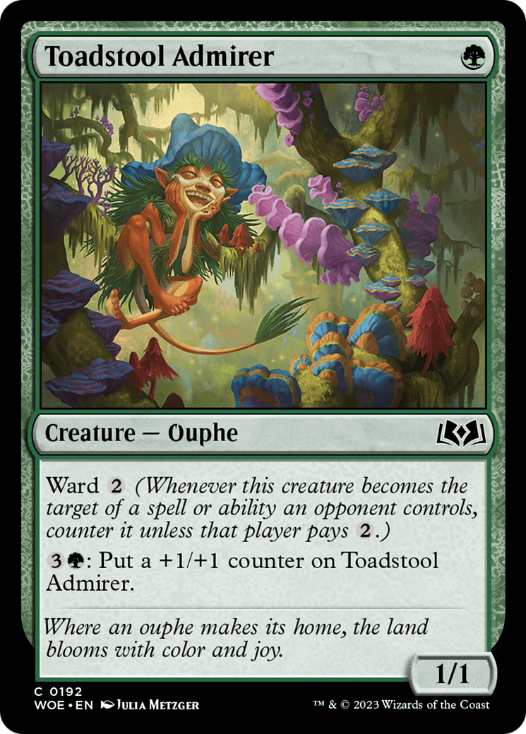 Toadstool Admirer [Wilds of Eldraine] | Grognard Games