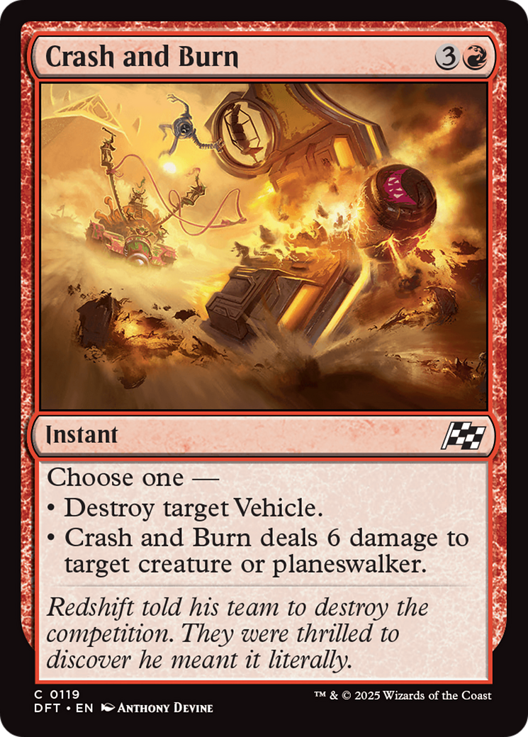 Crash and Burn [Aetherdrift] | Grognard Games