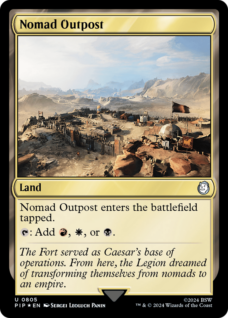 Nomad Outpost (Surge Foil) [Fallout] | Grognard Games