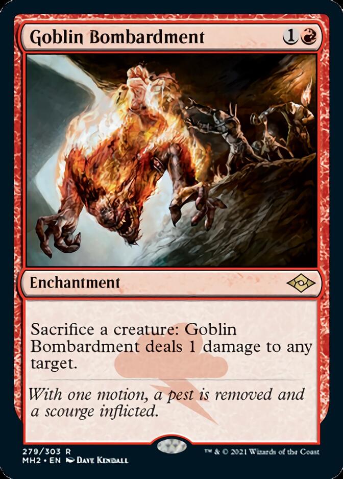 Goblin Bombardment (Foil Etched) [Modern Horizons 2] | Grognard Games