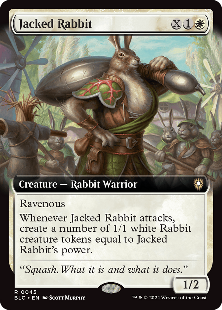 Jacked Rabbit (Extended Art) [Bloomburrow Commander] | Grognard Games