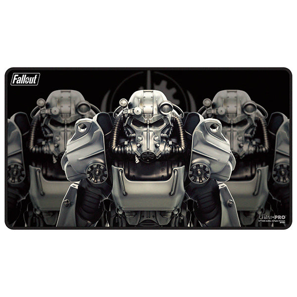 Ultra Pro Playmat: Black Stitched- Fallout- Brotherhood of Steel | Grognard Games
