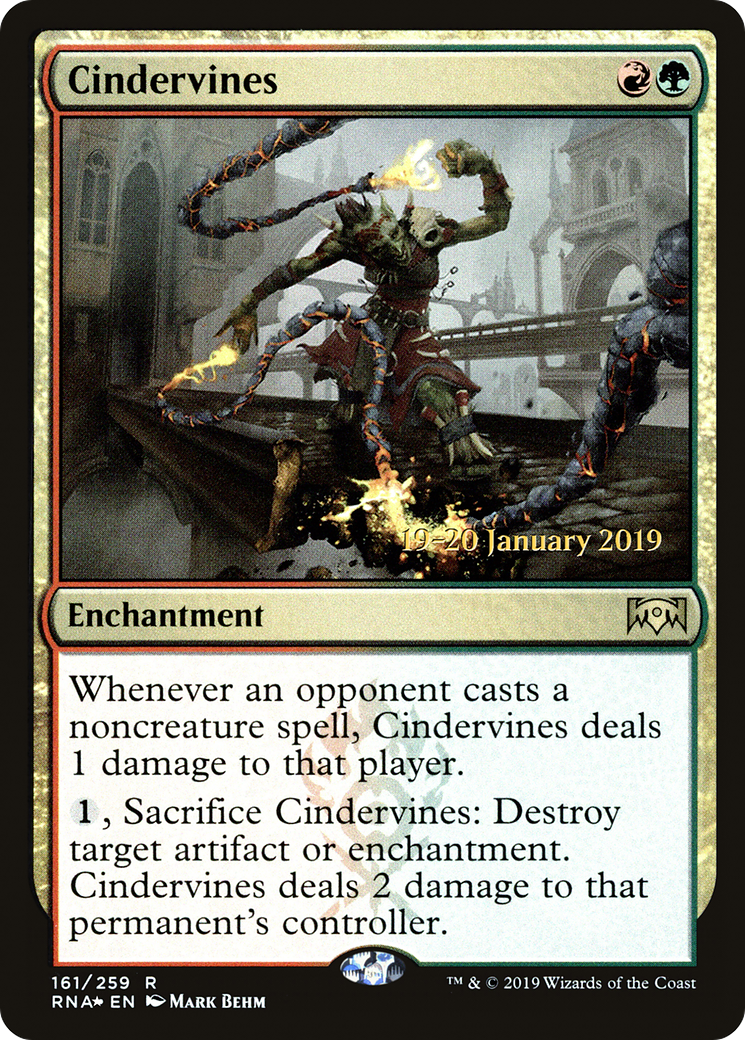 Cindervines [Ravnica Allegiance Prerelease Promos] | Grognard Games