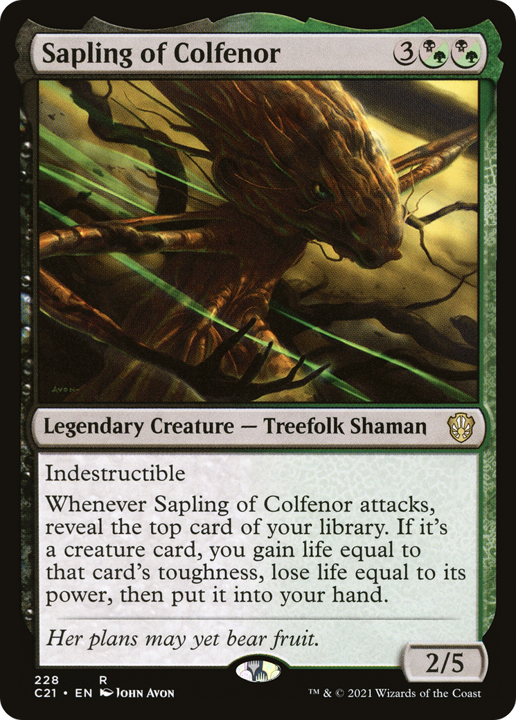 Sapling of Colfenor [Commander 2021] | Grognard Games
