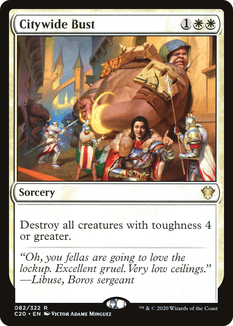 Citywide Bust [Commander 2020] | Grognard Games