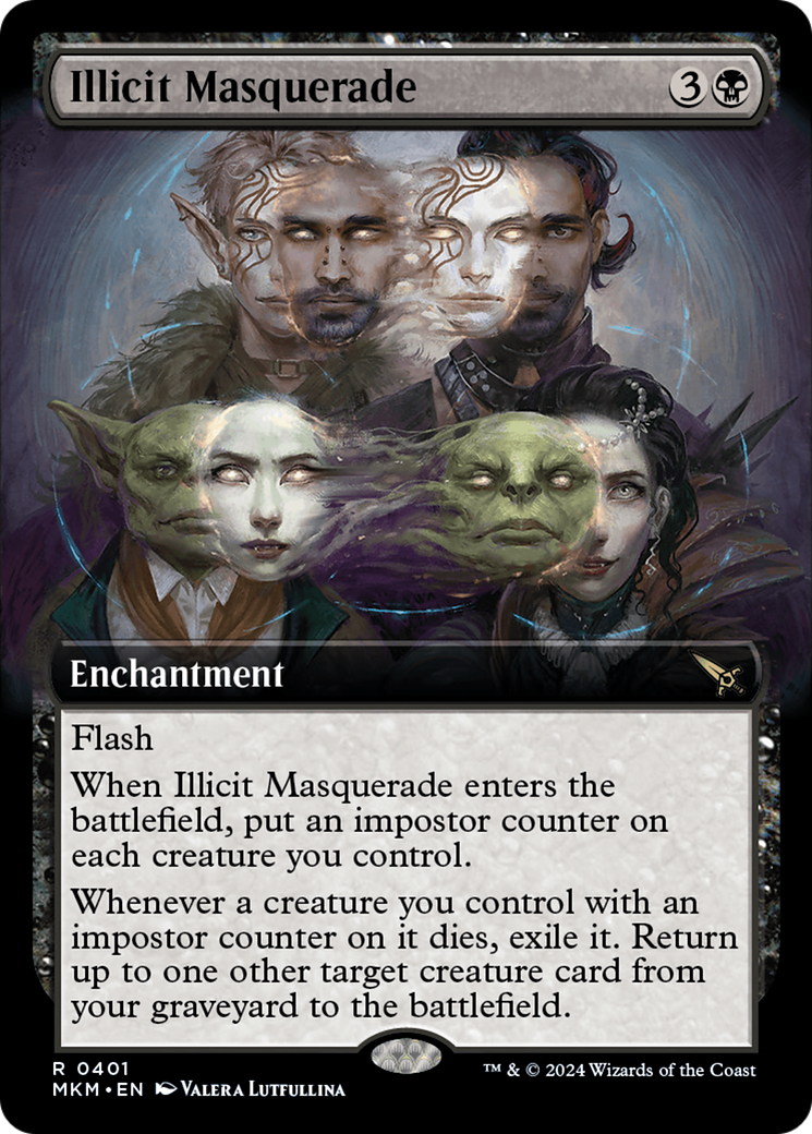 Illicit Masquerade (Extended Art) [Murders at Karlov Manor] | Grognard Games