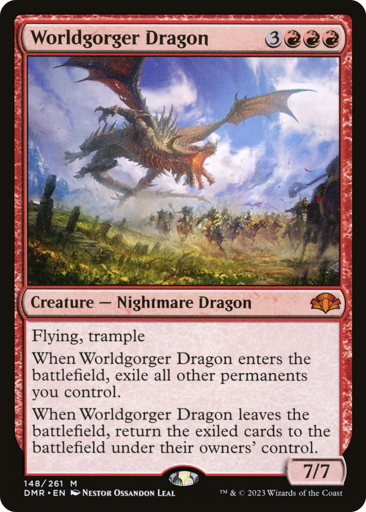 Worldgorger Dragon (DMR-148) - Dominaria Remastered Foil | Grognard Games