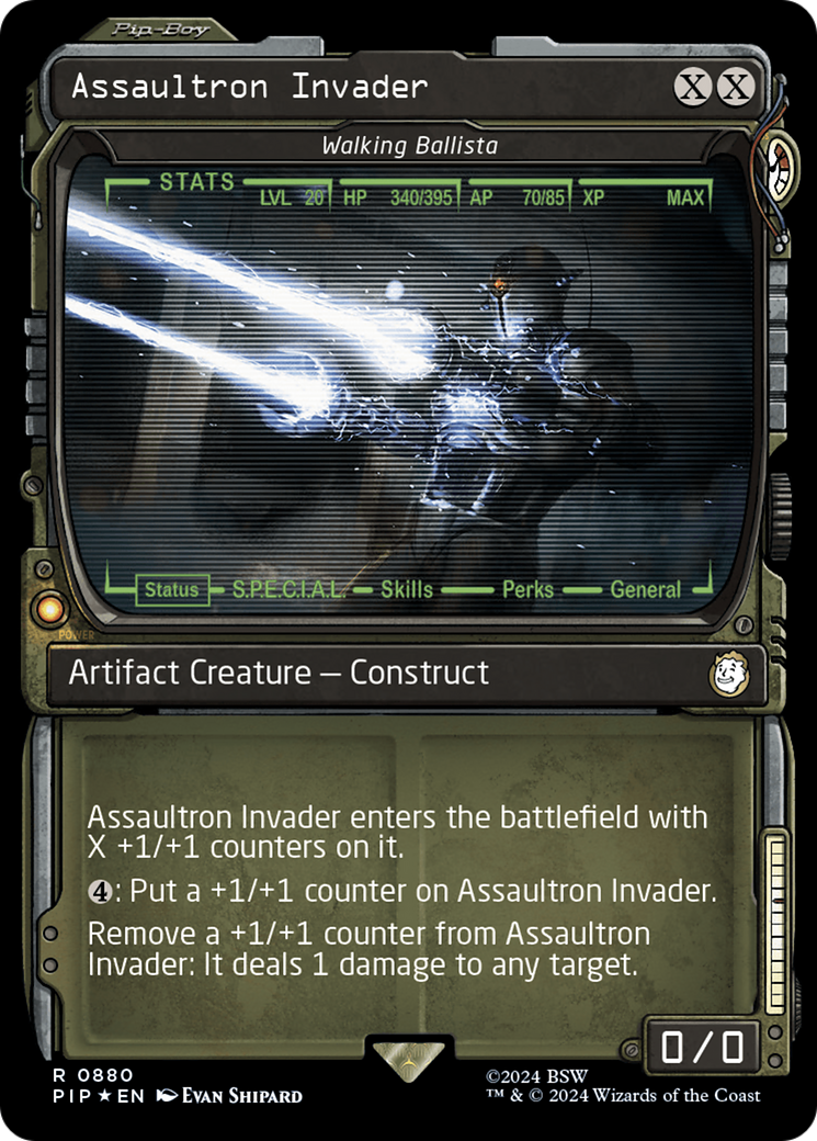 Assaultron Invader - Walking Ballista (Surge Foil) [Fallout] | Grognard Games