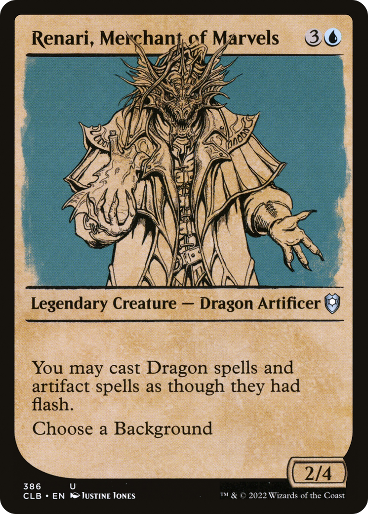 Renari, Merchant of Marvels (Showcase) [Commander Legends: Battle for Baldur's Gate] | Grognard Games