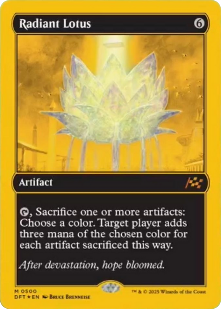 Radiant Lotus (First-Place Foil) [Aetherdrift] | Grognard Games