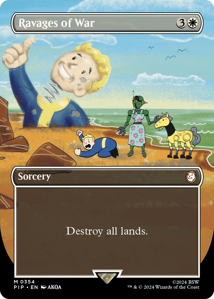 Ravages of War (Borderless) [Fallout] | Grognard Games