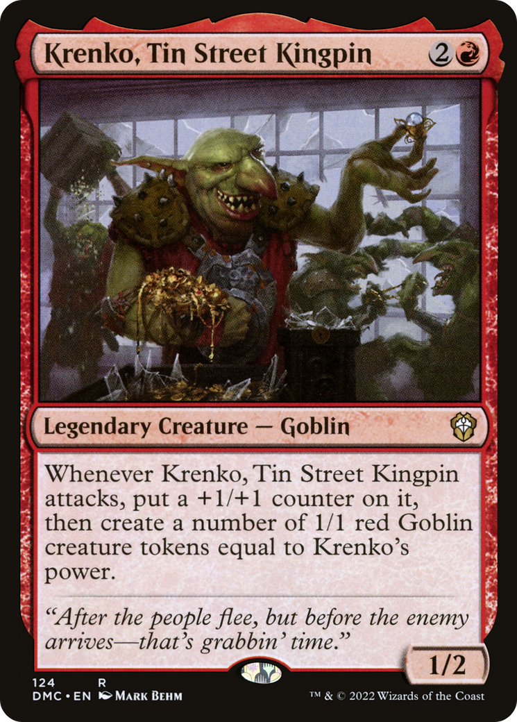 Krenko, Tin Street Kingpin [Dominaria United Commander] | Grognard Games