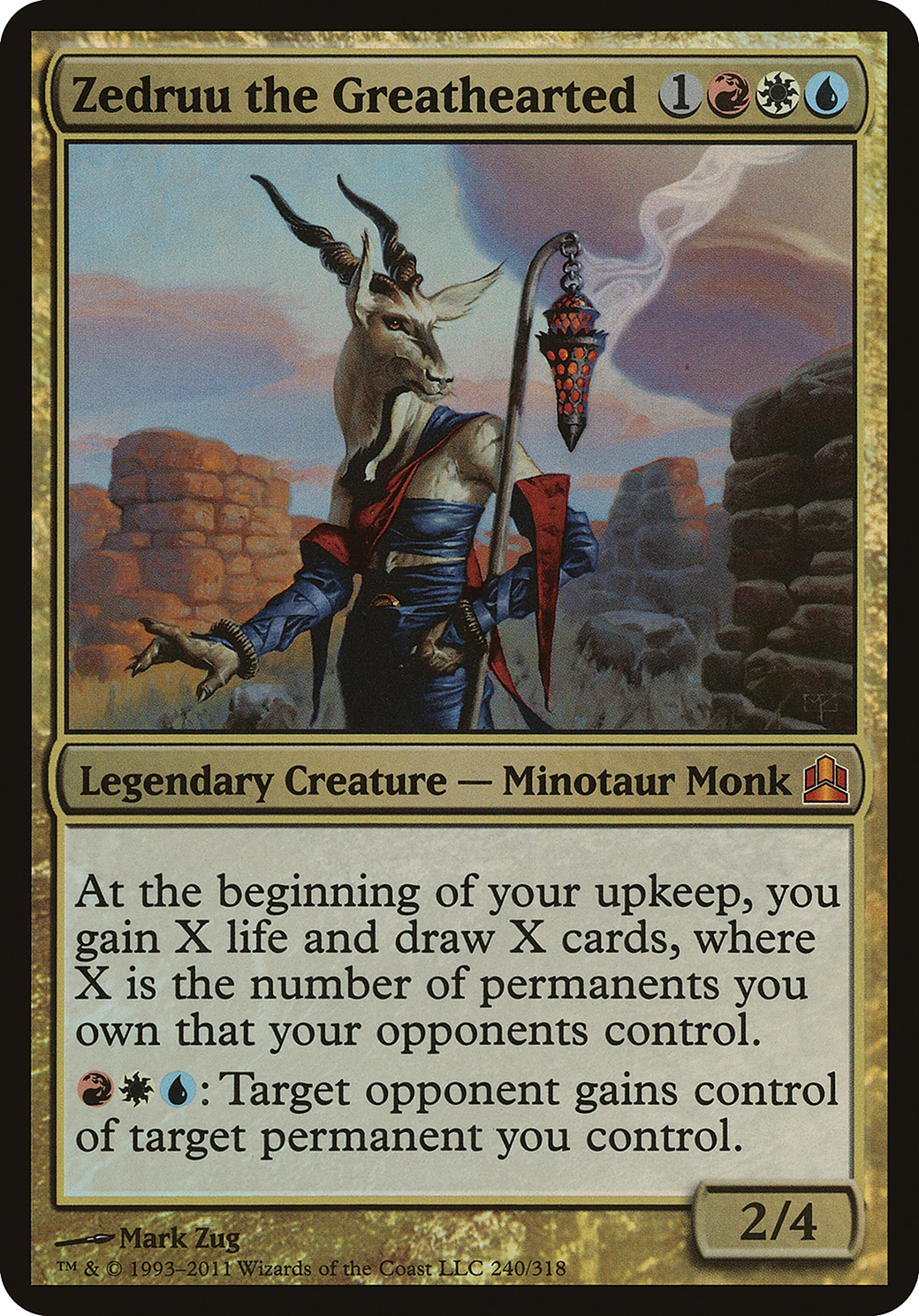 Zedruu the Greathearted (Oversized) [Commander 2011 Oversized] | Grognard Games