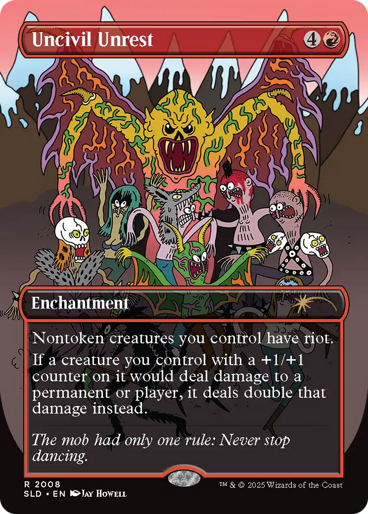 Uncivil Unrest (SLD-2008) - Secret Lair Drop (Borderless) Foil | Grognard Games