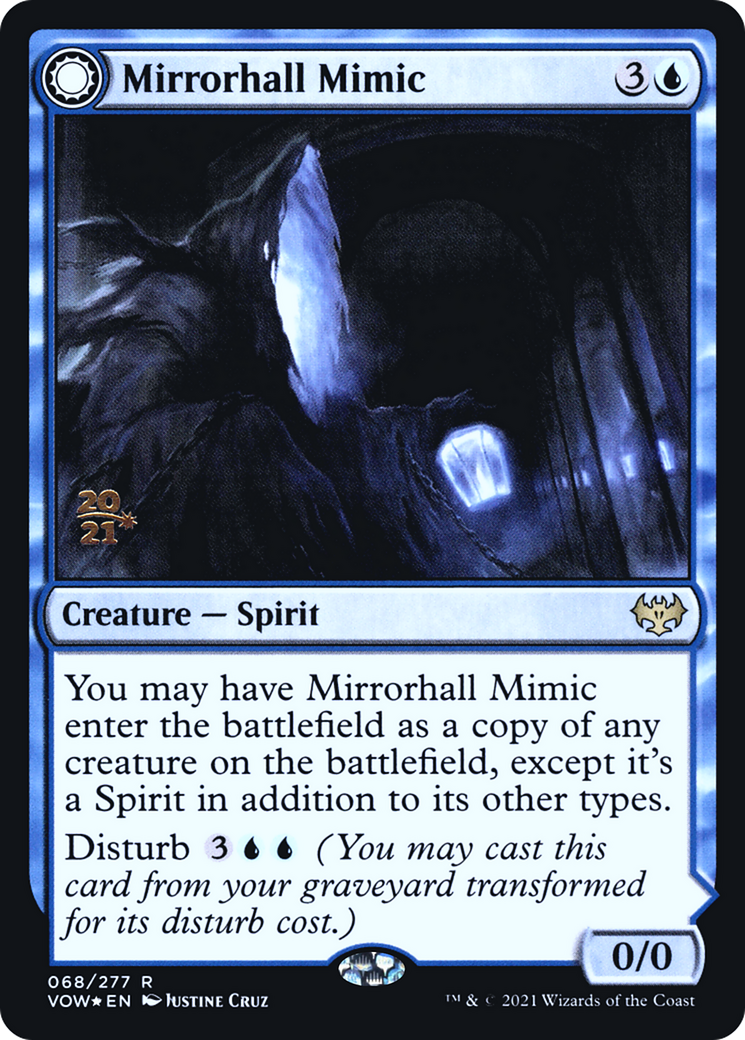 Mirrorhall Mimic // Ghastly Mimicry [Innistrad: Crimson Vow Prerelease Promos] | Grognard Games