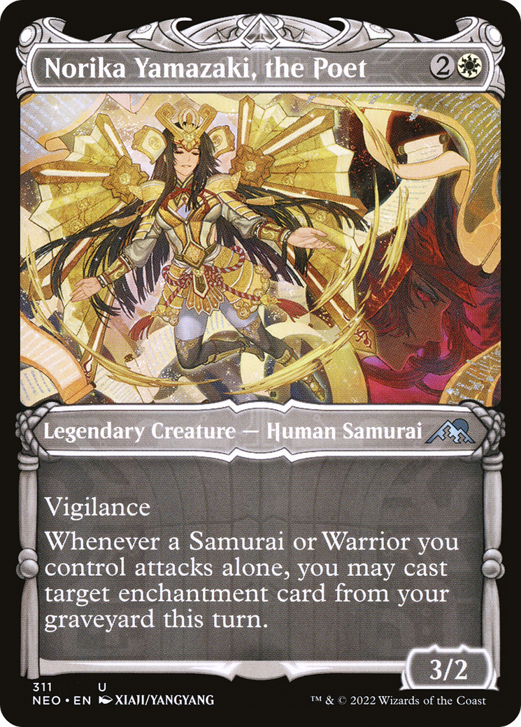 Norika Yamazaki, the Poet (Showcase Samurai) [Kamigawa: Neon Dynasty] | Grognard Games