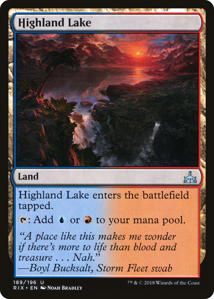 Highland Lake [Rivals of Ixalan] | Grognard Games