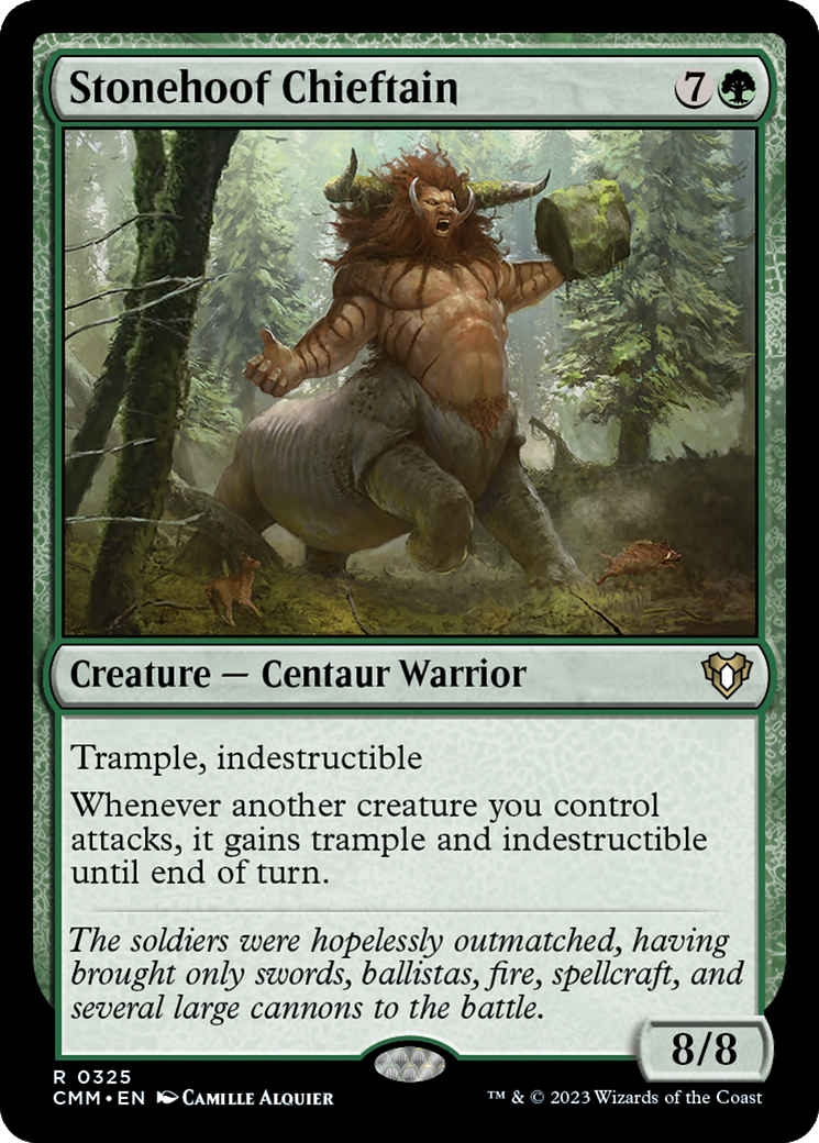 Stonehoof Chieftain [Commander Masters] | Grognard Games