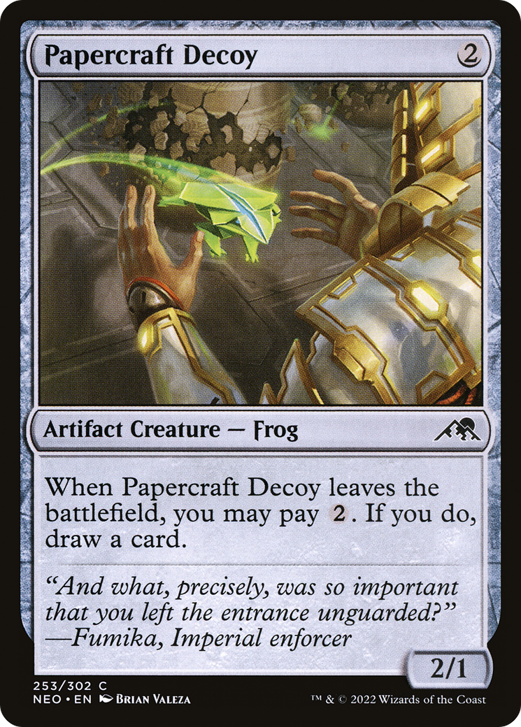 Papercraft Decoy [Kamigawa: Neon Dynasty] | Grognard Games