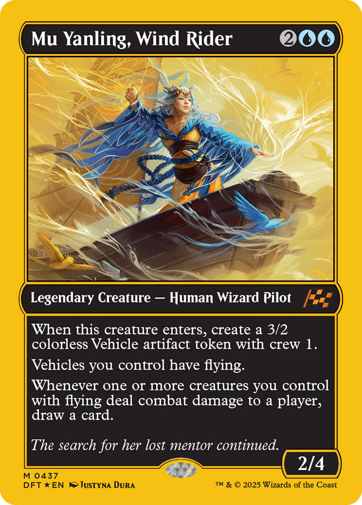 Mu Yanling, Wind Rider (First-Place Foil) [Aetherdrift] | Grognard Games