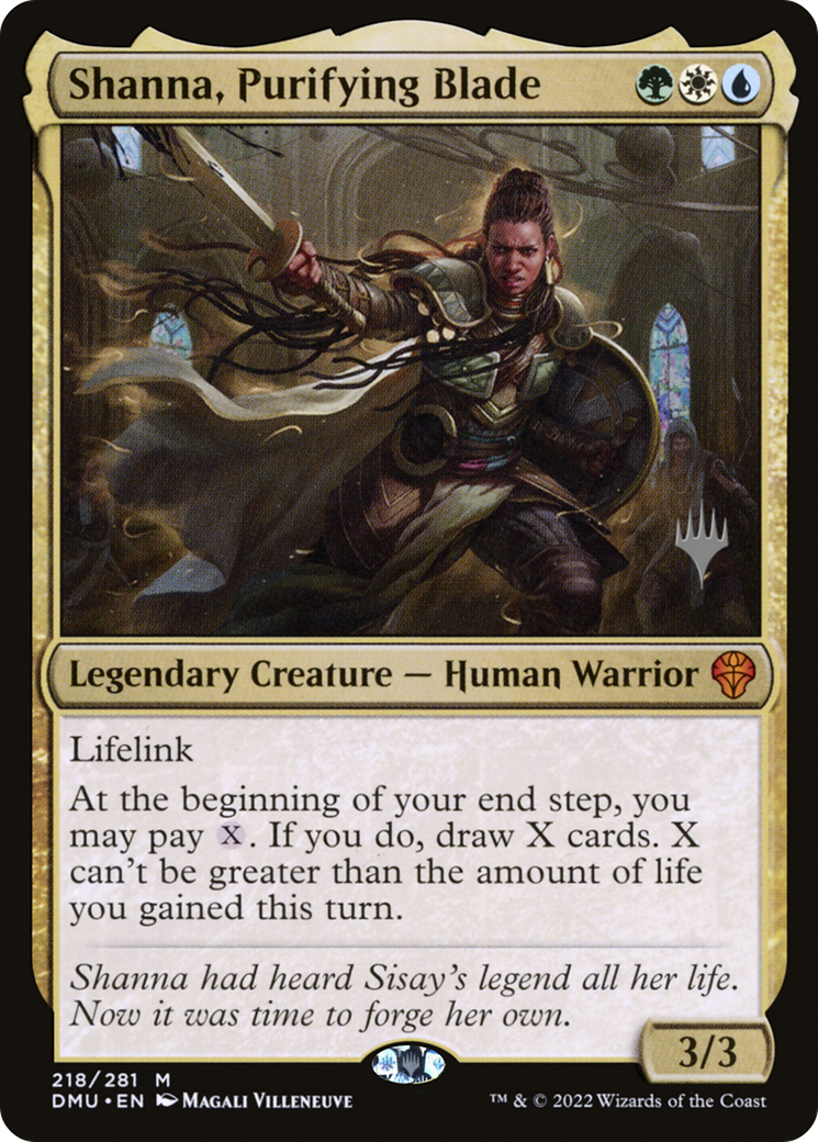 Shanna, Purifying Blade (Promo Pack) [Dominaria United Promos] | Grognard Games