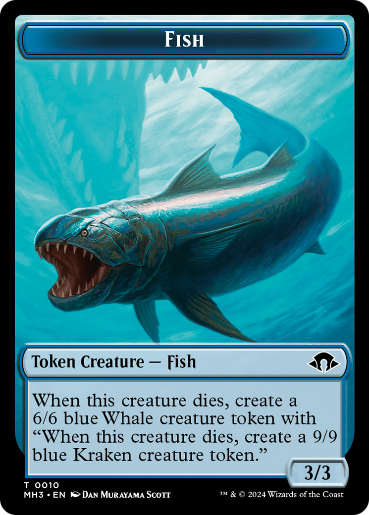 Servo // Fish Double-Sided Token [Modern Horizons 3 Tokens] | Grognard Games