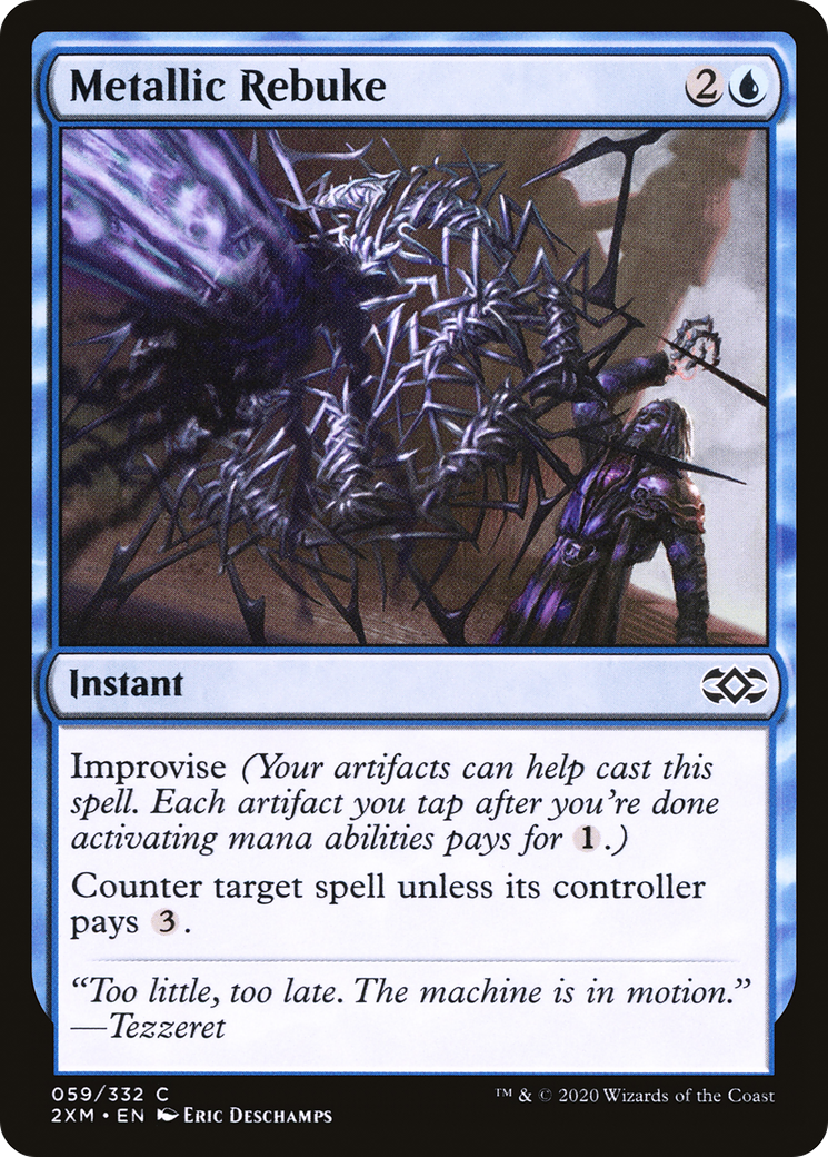 Metallic Rebuke [Double Masters] | Grognard Games