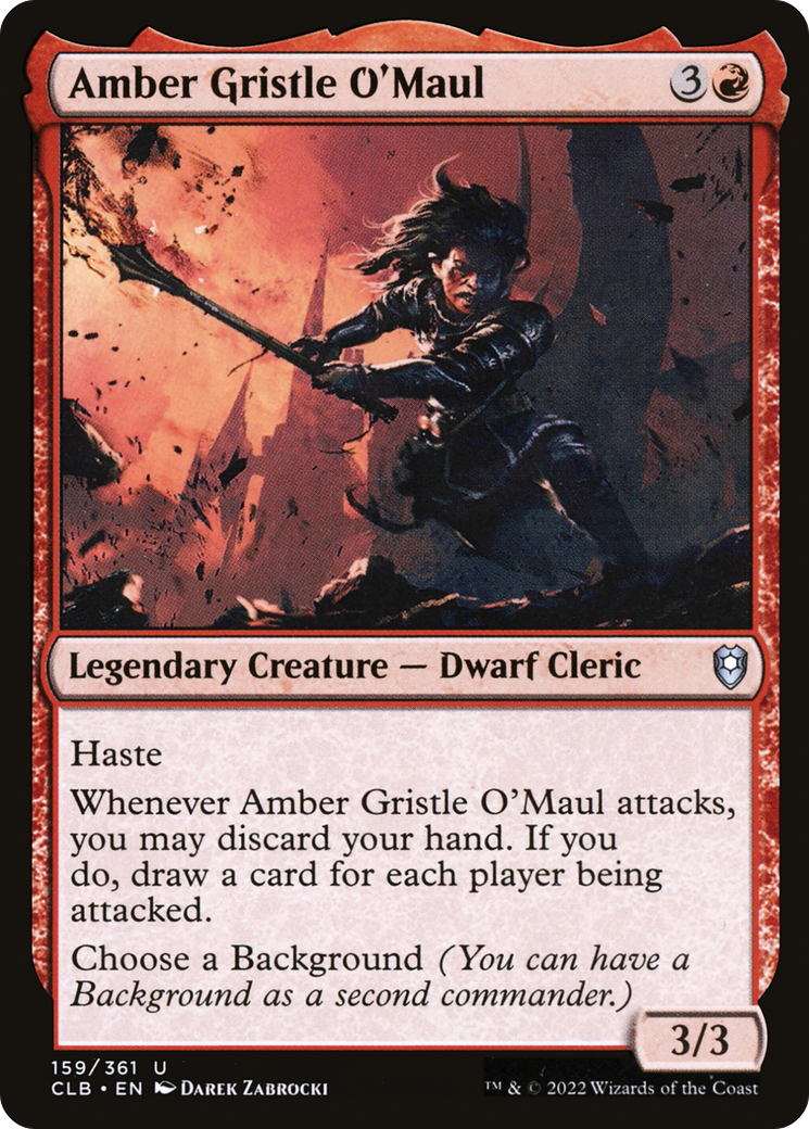 Amber Gristle O'Maul [Commander Legends: Battle for Baldur's Gate] | Grognard Games
