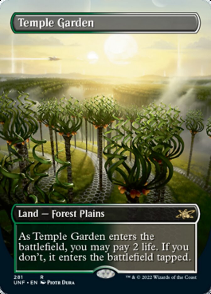 Temple Garden (Borderless) [Unfinity] | Grognard Games