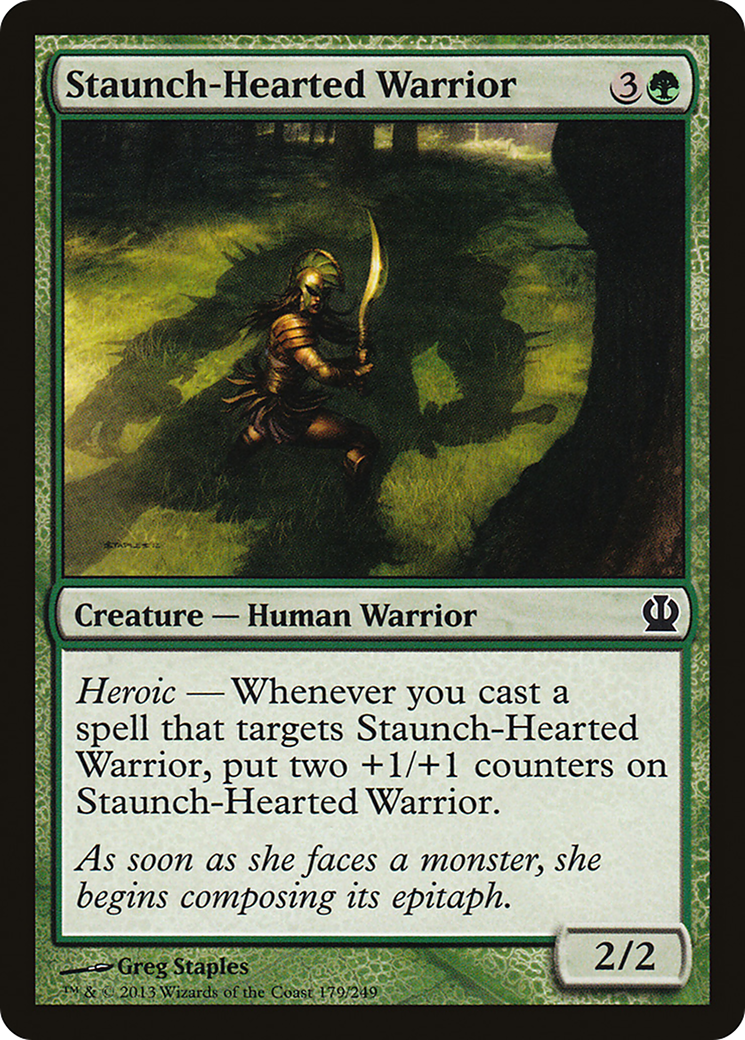 Staunch-Hearted Warrior [Theros] | Grognard Games