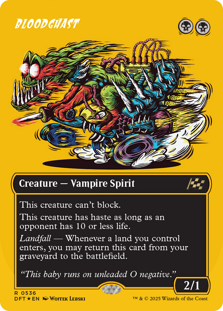 Bloodghast (Borderless) (First-Place Foil) [Aetherdrift] | Grognard Games